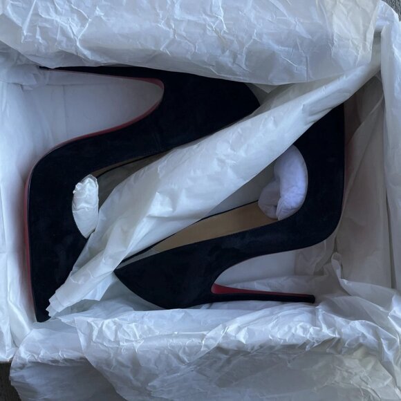 Christian Louboutin So Kate 120 Black Suede Pointed-Toe Pump - Picture 13 of 13